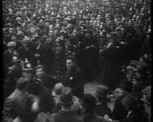 Fighting Breaking Out in a Crowd at the Cosgrave Rally, 1933. Creator: British Pathe Ltd