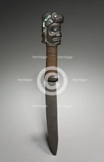 Fighting Knife, late 1800s-early 1900s. Creator: Unknown.