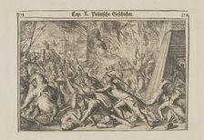 Fighting in the streets of Moscow between Russians and Poles in 1611, 1699. Creator: Hooghe, Romeyn de (1645-1708)