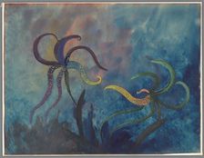 Fighting Orchids, 1917. Creator: Adrianus Johannes Jacobus de Winter