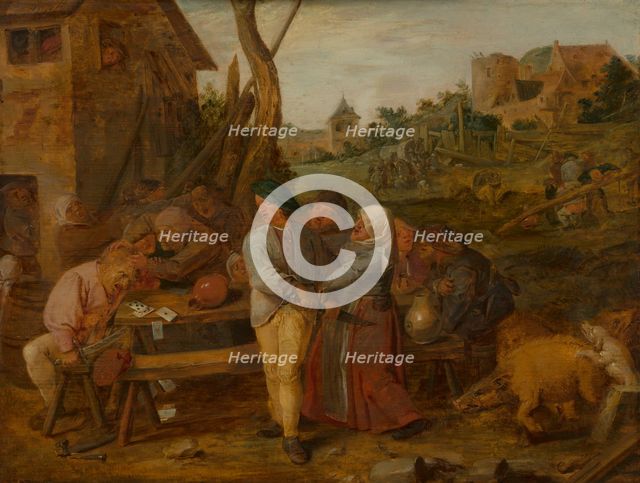 Fighting Peasants. Creator: Adriaen Brouwer.