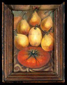 Figs and a tomato, between 1800 and 1899. Creator: Summonte