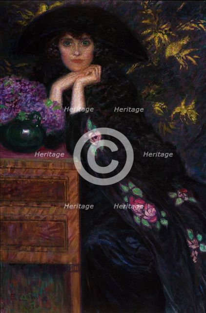 Figura di Donna (Ritratto di Violette), 1920. Creator: Lionne (Della Leonessa), Enrico (1865-1921).