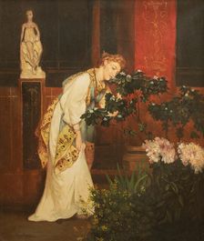 Figura pompeiana. Creator: Bazzani, Luigi (1836-1927)