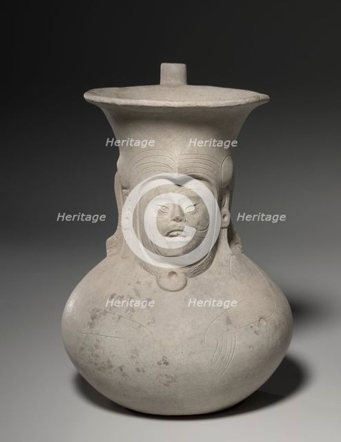 Figural Vessel, c. 500-150 BC. Creator: Unknown.