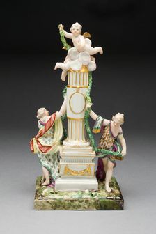 Figural Group, Flanders, c. 1770. Creators: Pierre François Lejeune, Ludwigsburg Porcelain Manufactory