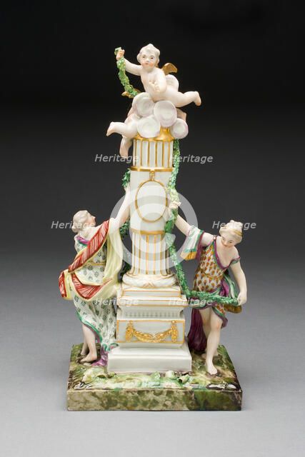 Figural Group, Flanders, c. 1770. Creators: Pierre François Lejeune, Ludwigsburg Porcelain Manufactory.