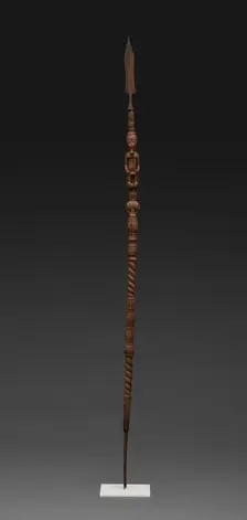 Figural Staff, Côte d'Ivoire, Probably late 19th century. Creator: Unknown