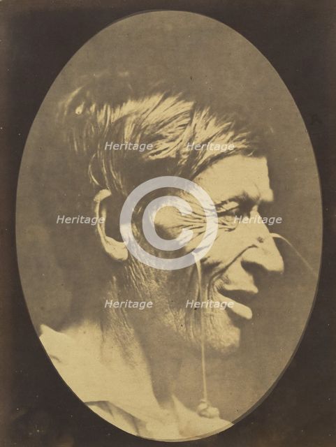 Figure 42: Gaiety expressed by the ideas of lustfulness, cynicism, and le..., 1854-56, printed 1862. Creators: Duchenne de Boulogne, Adrien Alban Tournachon.