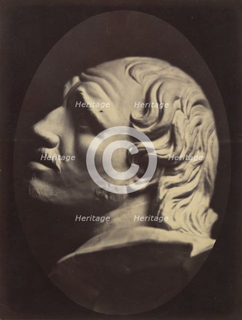 Figure 66: Head of Arrotino (the spy, the knife grinder, and so on), 1854-56, printed 1862. Creators: Duchenne de Boulogne, Adrien Alban Tournachon.