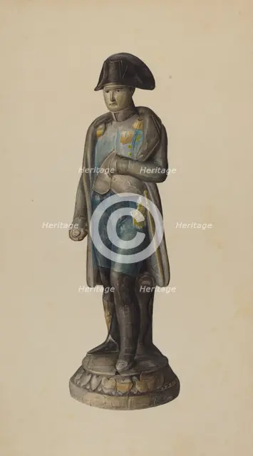 Figure of Napolean, c. 1938. Creator: Mina Lowry.