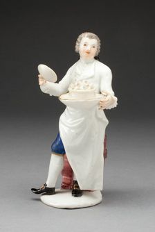 Figure of a Cook, Meissen, 1740/55. Creator: Meissen Porcelain