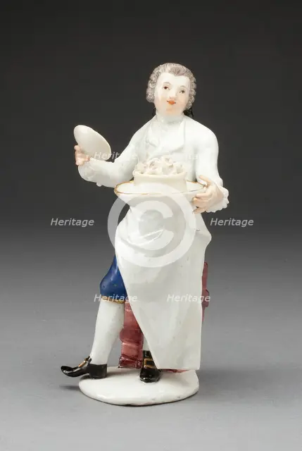 Figure of a Cook, Meissen, 1740/55. Creator: Meissen Porcelain.