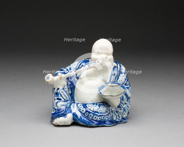 Figure of a Buddhist Monk (Budai Hoshang), Delft, c. 1690/1700. Creator: De Griekesche A.