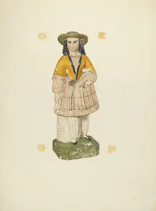 Figure of a Girl, 1940. Creator: Lucille Chabot