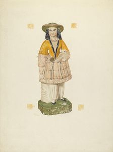 Figure of a Girl, 1940. Creator: Lucille Chabot