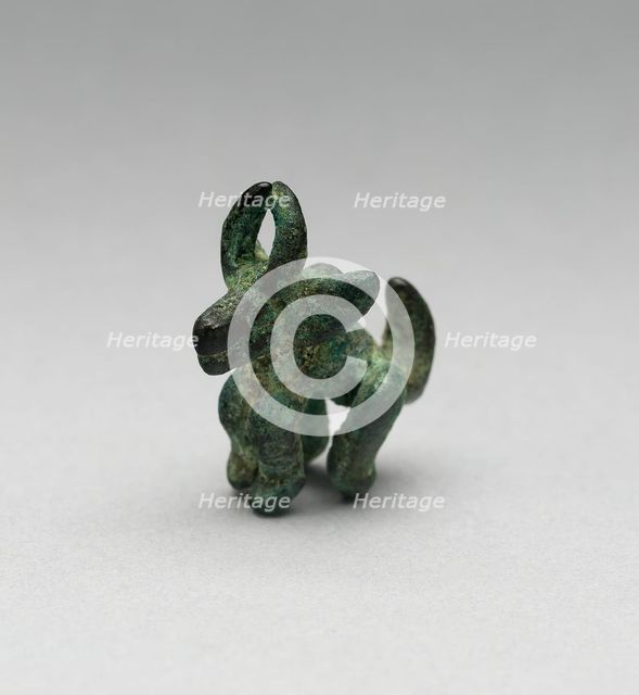Figure of a Deer, Possibly Finial of a Pin, c. 1000/1470. Creator: Unknown.