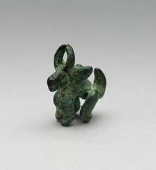 Figure of a Deer, Possibly Finial of a Pin, c. 1000/1470. Creator: Unknown