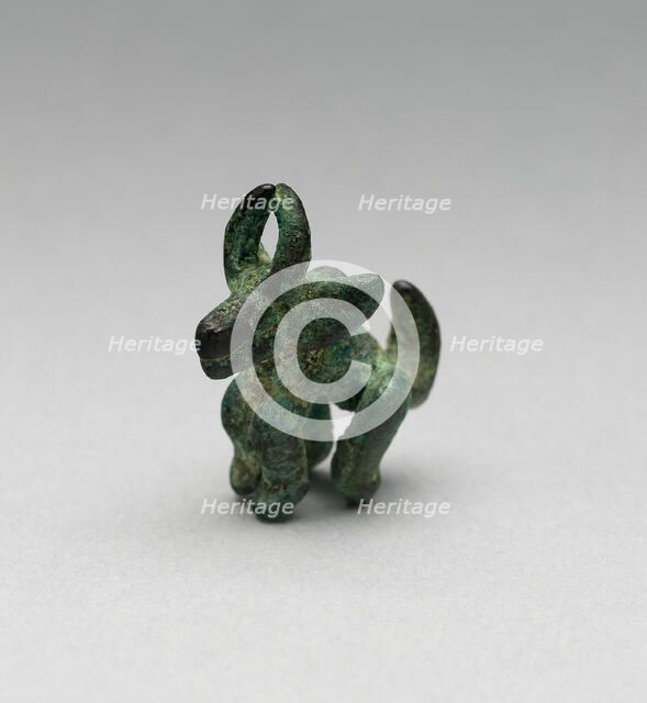 Figure of a Deer, Possibly Finial of a Pin, c. 1000/1470. Creator: Unknown.