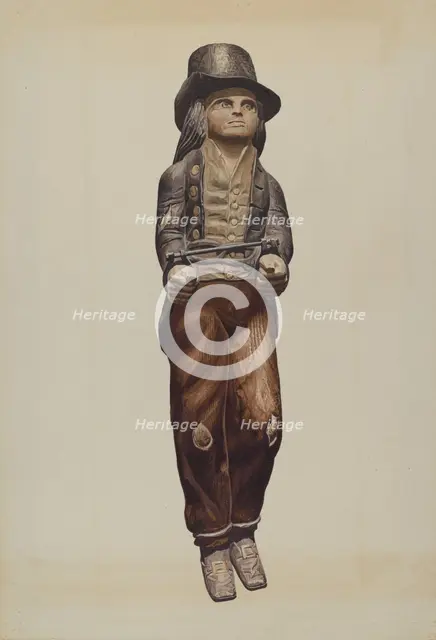 Figure of a Felon, c. 1938. Creator: Donald Donovan.