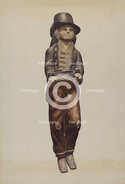 Figure of a Felon, c. 1938. Creator: Donald Donovan.