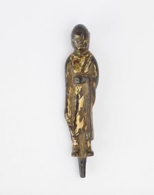 Figure of a monk, Tang dynasty, 618-907. Creator: Unknown