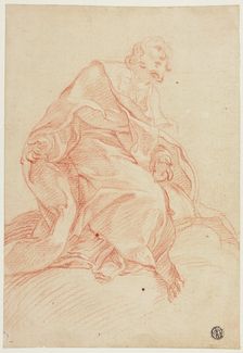 Figure of a Male Saint, 1666-1712. Creator: Pietro Dandini