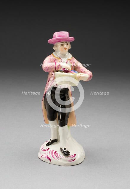 Figure of a Man with Grapes, Limbach-Oberfrohna, c. 1790. Creator: Limbach Porcelain Factory.