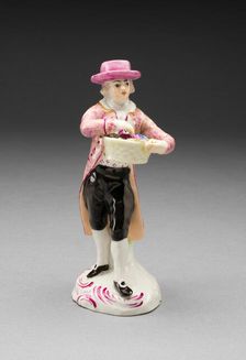 Figure of a Man with Grapes, Limbach-Oberfrohna, c. 1790. Creator: Limbach Porcelain Factory