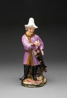 Figure of a Soldier, Saint Petersburg, c. 1796/1801. Creators: Jean Rachette, Russian Imperial Porcelain Factory