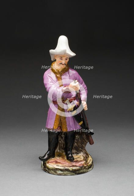 Figure of a Soldier, Saint Petersburg, c. 1796/1801. Creators: Jean Rachette, Russian Imperial Porcelain Factory.