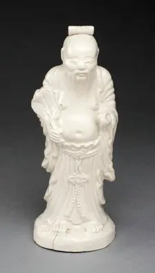 Figure of a Sage, Staffordshire, c. 1750. Creator: Staffordshire Potteries