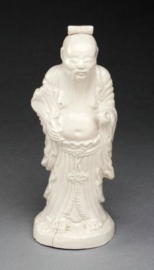 Figure of a Sage, Staffordshire, c. 1750. Creator: Staffordshire Potteries