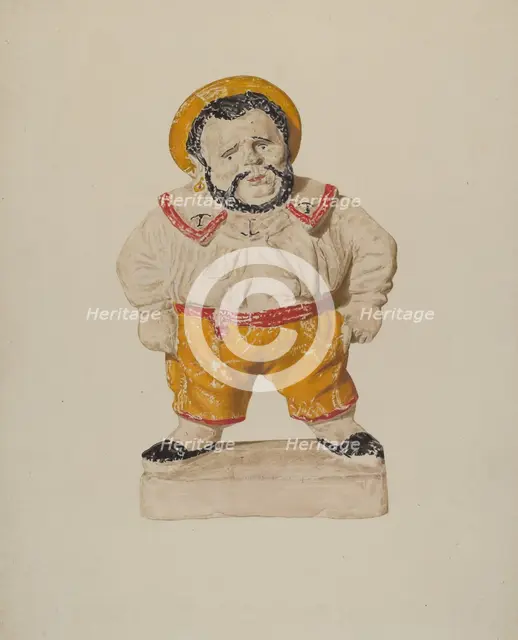 Figure of a Sailor, c. 1940. Creator: Lucille Chabot.