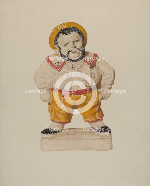 Figure of a Sailor, c. 1940. Creator: Lucille Chabot.