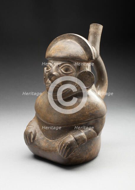 Figure of a Seated Official, c. A.D. 400. Creator: Unknown.