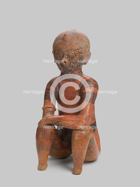 Figure of a Seated Chieftain, 100 B.C./A.D. 250. Creator: Unknown.