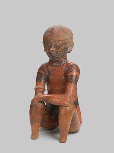 Figure of a Seated Chieftain, 100 B.C./A.D. 250. Creator: Unknown