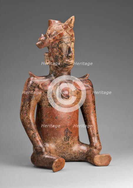 Figure of a Seated Chieftain, 100 B.C./A.D. 250. Creator: Unknown.