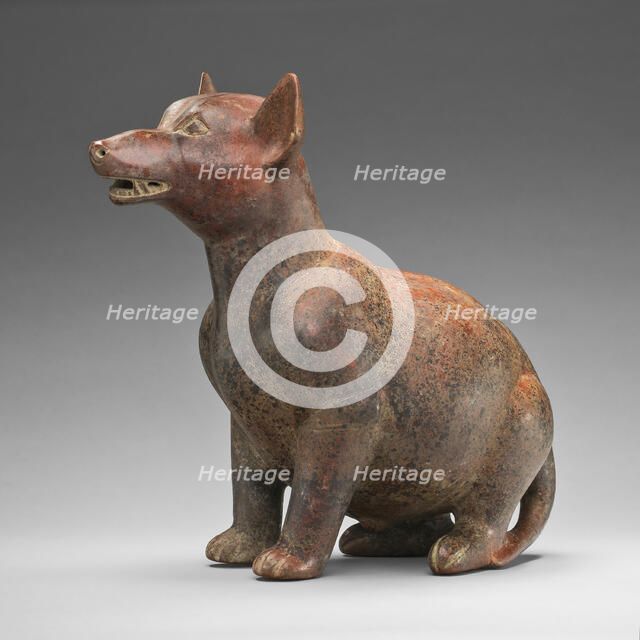 Figure of a Seated Dog, A.D. 1/300. Creator: Unknown.