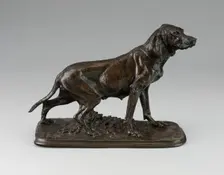 Figure of a Retriever, c. 1840/60. Creator: Pierre-Jules Mene