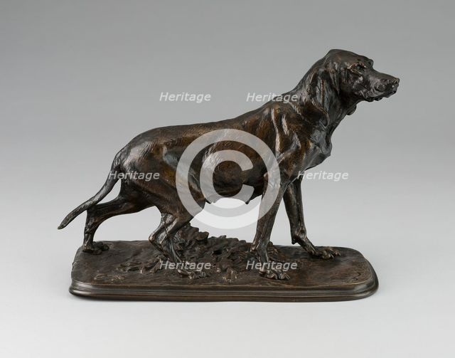 Figure of a Retriever, c. 1840/60. Creator: Pierre-Jules Mene.