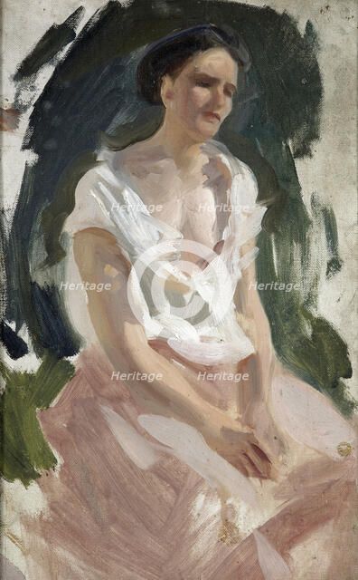 Figure of a woman, c1905. Creator: Charles Sims.