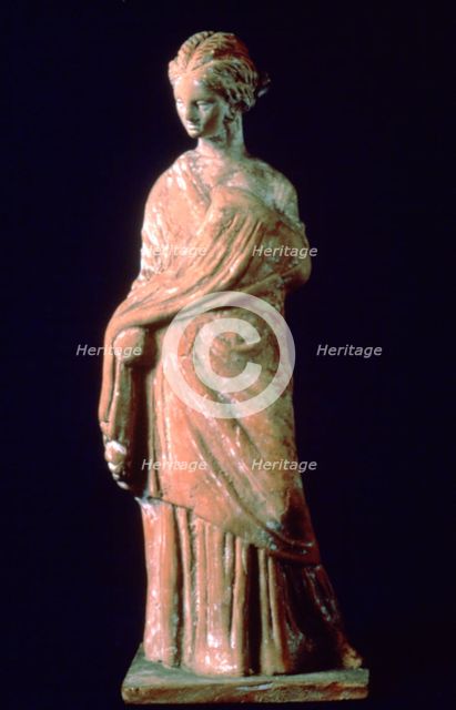 Figure of a woman, Greek, 3rd century. Artist: Unknown