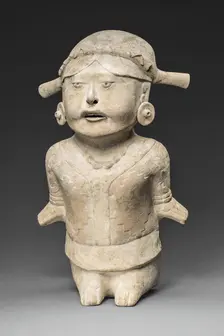 Figure of a Woman in Ceremonial Dress, A.D. 700/900. Creator: Unknown