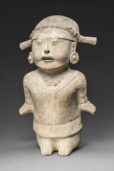 Figure of a Woman in Ceremonial Dress, A.D. 700/900. Creator: Unknown