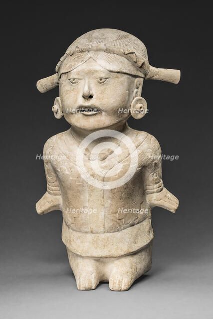 Figure of a Woman in Ceremonial Dress, A.D. 700/900. Creator: Unknown.