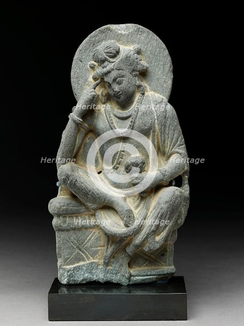 Figure of Avalokiteshvara in pensive pose, 3rd century. Artist: Unknown.