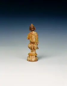 Figure of an Asiatic entertainer, Ming dynasty or earlier, China, before 1644. Creator: Unknown