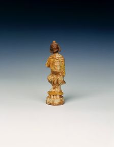 Figure of an Asiatic entertainer, Ming dynasty or earlier, China, before 1644. Creator: Unknown